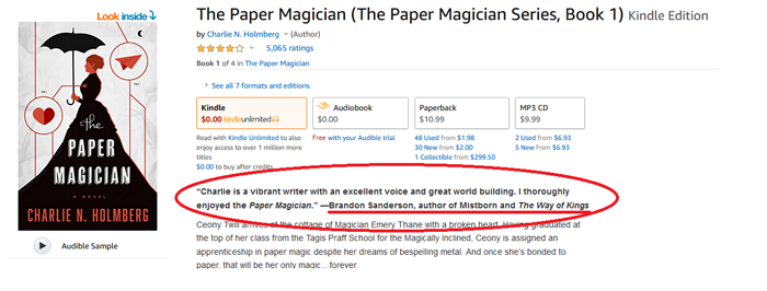 Paper Magician Editorial Review